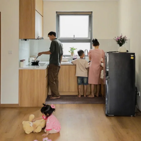 THI CÔNG NỘI THẤT CĂN HỘ ORI GARDEN CHỊ NƯƠNG- CĂN 3 PHÒNG NGỦ