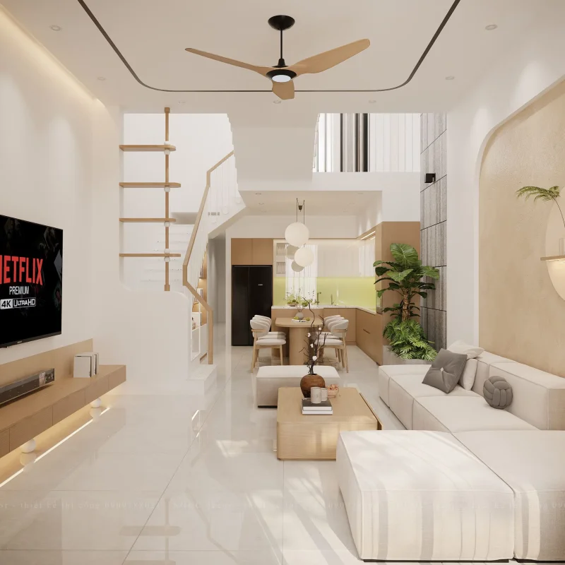 THIẾT KẾ NỘI THẤT NHÀ PHỐ ANH HẢI – ĐÀ NẴNG