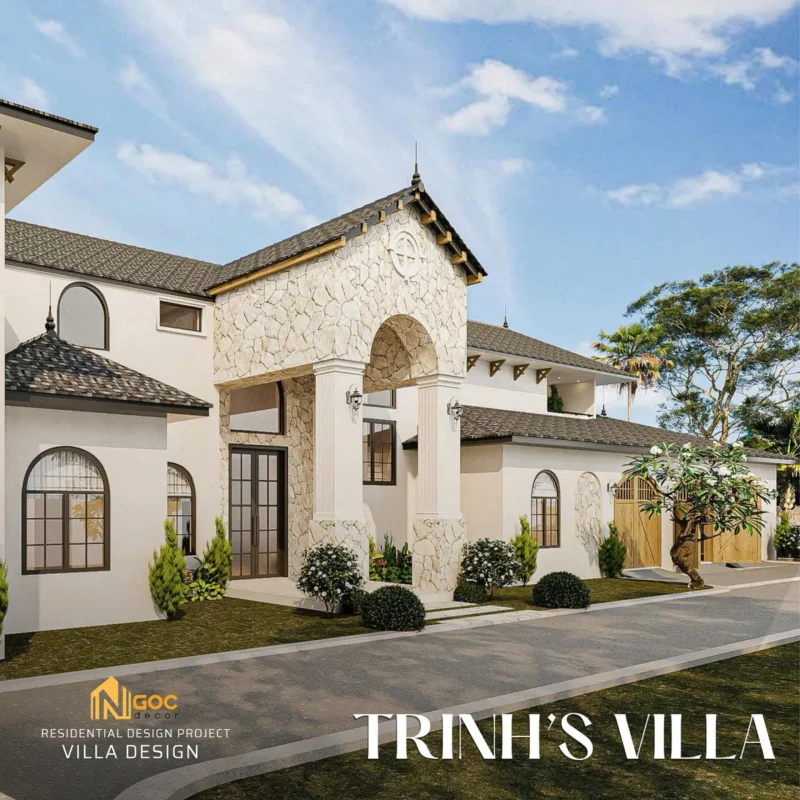 THIẾT KẾ VILLA CHỊ TRINH – TEXAS, USA