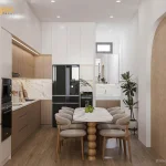 HỆ TỦ BẾP NHÀ PHỐ 314 HOÀNG DIỆU