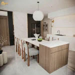HỆ TỦ BẾP A QUÂN – CĂN HỘ VISTA RESIDENCE – ĐÀ NẴNG