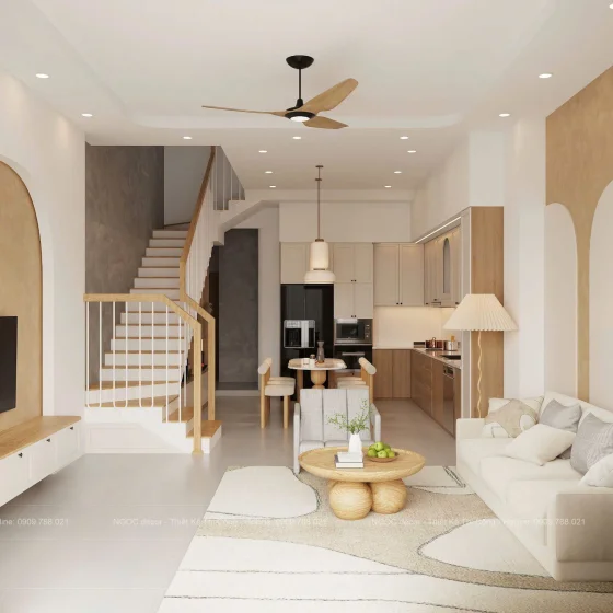 HỆ TỦ BẾP NHÀ PHỐ 245M2 Ở 17 PHÚ THẠNH 10 – ĐÀ NẴNG