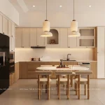 HỆ TỦ BẾP NHÀ PHỐ 245M2 Ở 17 PHÚ THẠNH 10 – ĐÀ NẴNG