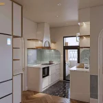 HỆ TỦ BẾP CĂN HỘ CHỊ NHUNG SUN PONTE RESIDENCE – ĐÀ NẴNG