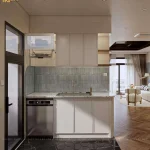 HỆ TỦ BẾP CĂN HỘ CHỊ NHUNG SUN PONTE RESIDENCE – ĐÀ NẴNG