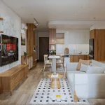 HỆ TỦ BẾP CĂN HỘ FPT PLAZA 3 – CHỊ LINH