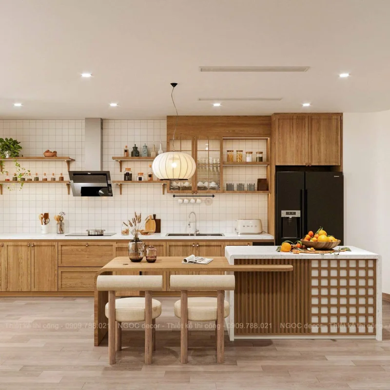 HỆ TỦ BẾP CĂN HỘ NATURE 52M²