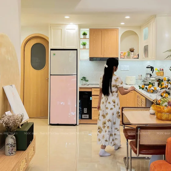 THIẾT KẾ VÀ THI CÔNG HỆ TỦ BẾP NHÀ CHỊ THƯ – HỘI AN