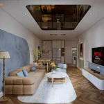 THIẾT KẾ NỘI THẤT CĂN HỘ CHỊ NHUNG SUN PONTE RESIDENCE – ĐÀ NẴNG