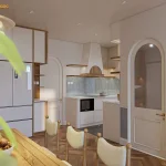 THIẾT KẾ NỘI THẤT CĂN HỘ CHỊ NHUNG SUN PONTE RESIDENCE – ĐÀ NẴNG