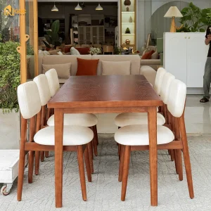 BỘ BÀN ĂN MANGO 6 GHẾ NERO