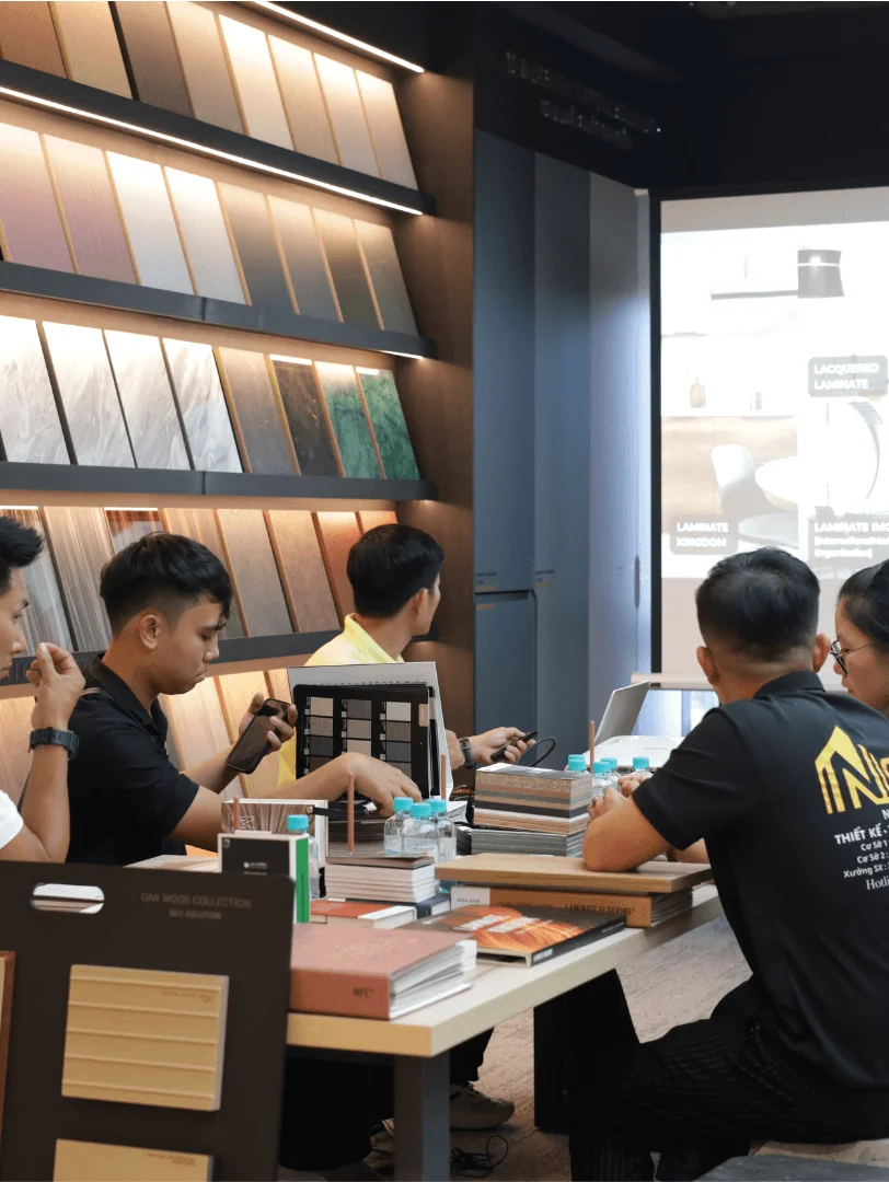 QUY TRÌNH THIẾT KẾ & THI CÔNG TẠI NGOC DECOR