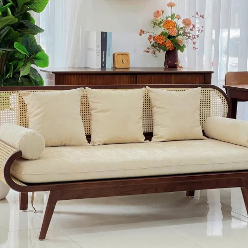 SOFA DOME GỖ SỒI ĐAN MÂY