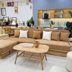 SOFA GỖ SỒI GÓC L