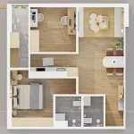 THIẾT KẾ NỘI THẤT CHUNG CƯ THE ORI GARDEN CĂN 2PN