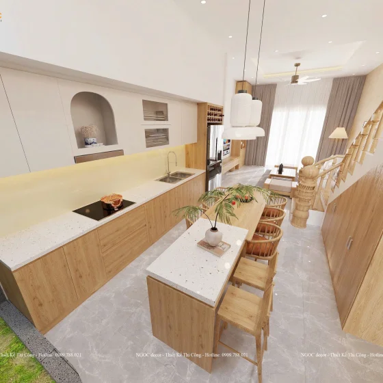 THIẾT KẾ NÔI THẤT NHÀ PHỐ CHỊ HỒNG- LẠNG SƠN