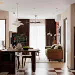 THIẾT KẾ NỘI THẤT CĂN HỘ ANH QUÂN – FPT PLAZA2 67M²
