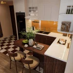 THIẾT KẾ NỘI THẤT CĂN HỘ ANH QUÂN – FPT PLAZA2 67M²
