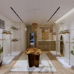 THIẾT KẾ NỘI THẤT SHOP SHOP ÁO QUẦN NỮ – MAISON DE LU